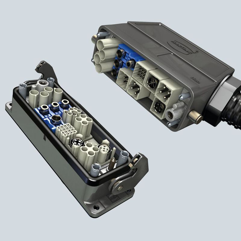 Space and Weight-Saving Harting Han-Modular Domino Connectors Available from Powell